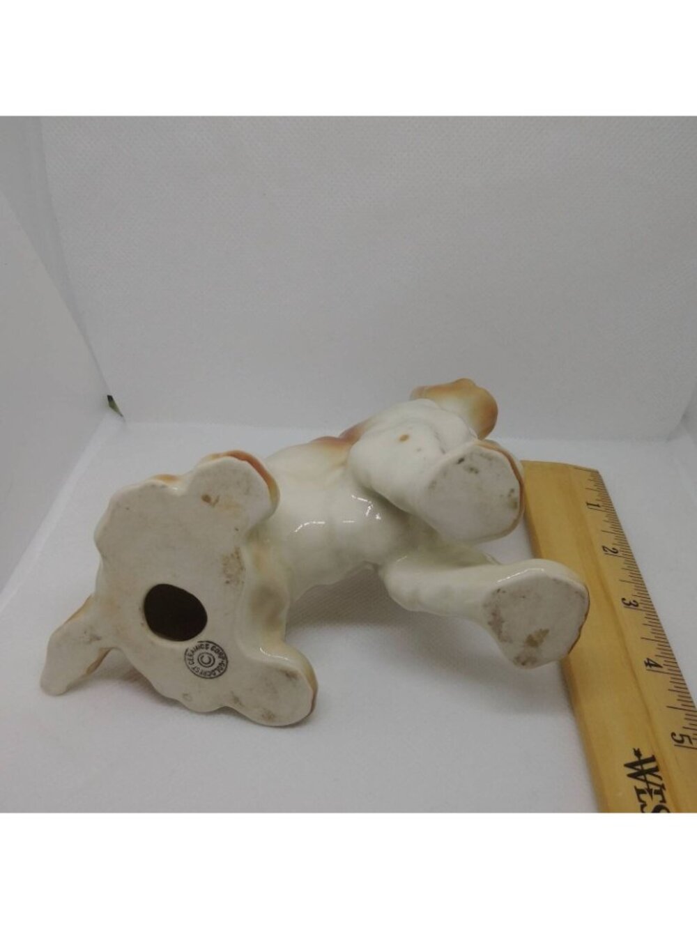 Vintage springer cocker spaniel figurine stamped Goldcrest Ceramic Corp 5" dog - Picture 8 of 11